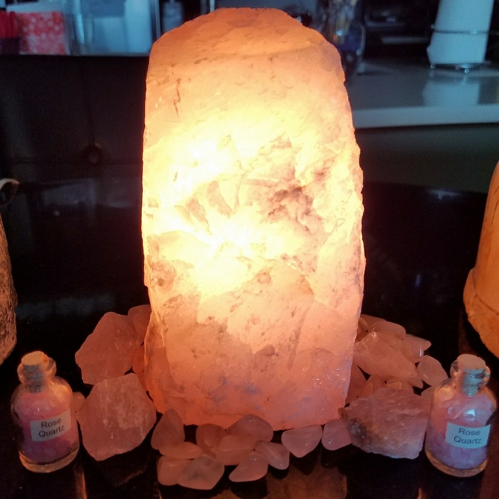 Rose Quartz Lamp